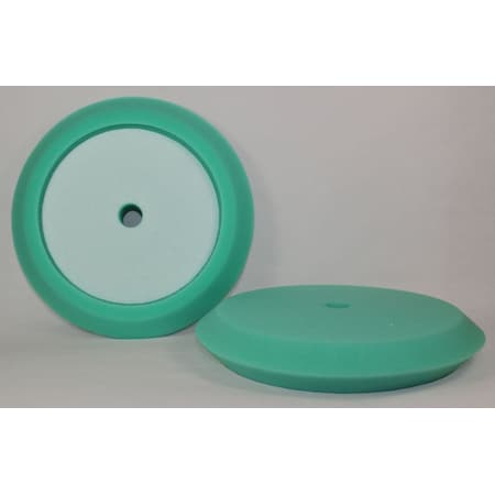 Hti Hi Buff 8" Light Cut Green Slant Foam HB 300